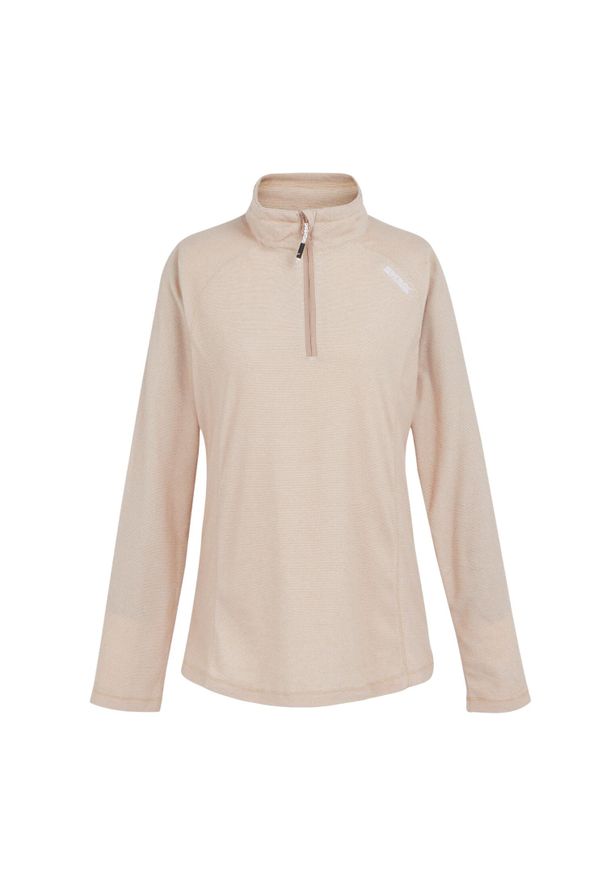 Regatta - Damski Polar Z Suwakiem Montes. Kolor: wielokolorowy, biały, beżowy. Materiał: polar. Styl: sportowy. Sport: turystyka piesza