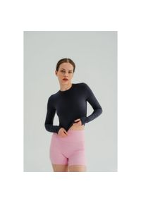 MOONHOLI - Longsleeve do jogi damski Moonholi Vogue z długim rękawem. Kolor: niebieski. Długość rękawa: długi rękaw. Długość: długie. Sport: joga i pilates
