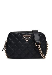 Guess Torebka Giully II HWQG96 73140 Czarny. Kolor: czarny. Materiał: skórzane