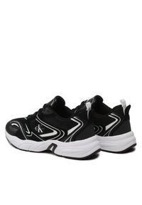 Calvin Klein Jeans Sneakersy Retro Tennis Su-Mesh YM0YM00589 Czarny. Kolor: czarny. Materiał: materiał