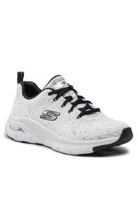 skechers - Skechers Sneakersy Glee For All 149713/WBK Biały. Kolor: biały. Materiał: materiał #5