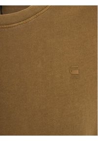 G-Star RAW - G-Star Raw T-Shirt Lash D16396-2653-B570 Brązowy Regular Fit. Kolor: brązowy. Materiał: bawełna #3