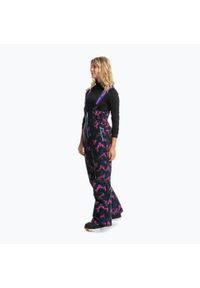 Roxy - Spodnie snowboardowe damskie ROXY X Rowley Insulated Bib. Kolor: czarny. Sezon: zima. Sport: snowboard