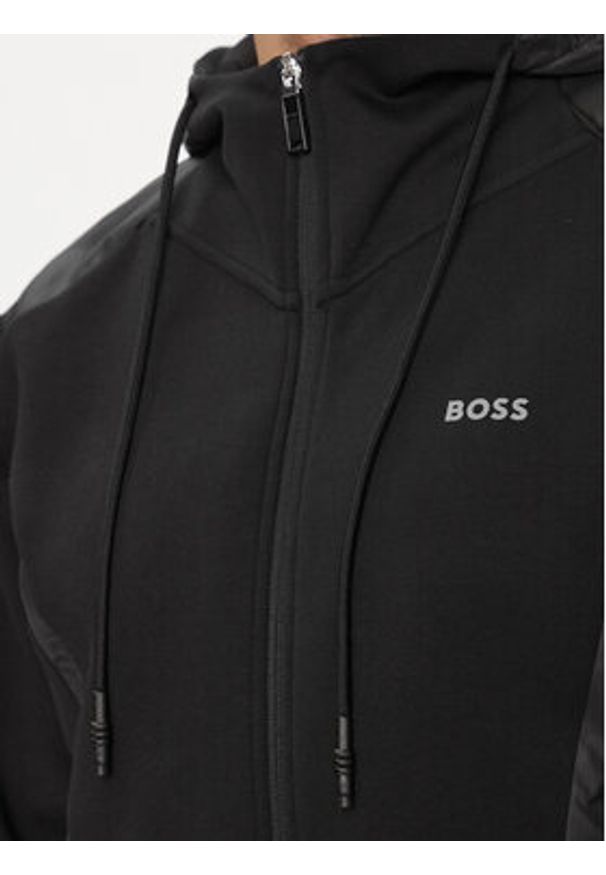 BOSS - Boss Bluza Saggon 50504895 Czarny Relaxed Fit. Kolor: czarny. Materiał: bawełna