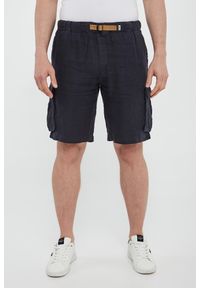 Aeronautica Militare - Bermudy męskie lniane AERONAUTICA. Materiał: len #5