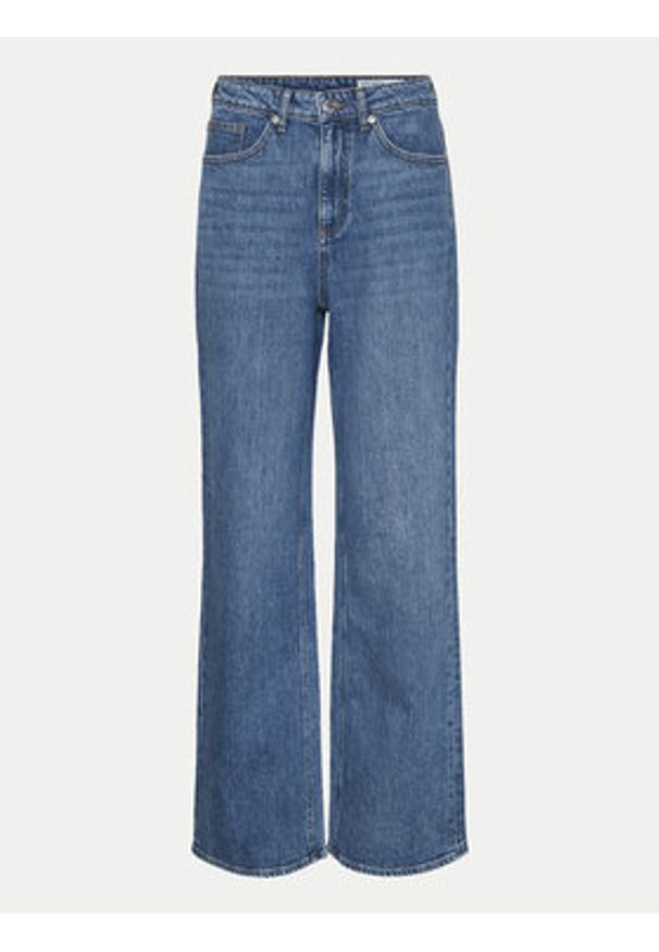 Vero Moda Jeansy Tessa 10308153 Niebieski Wide Leg. Kolor: niebieski
