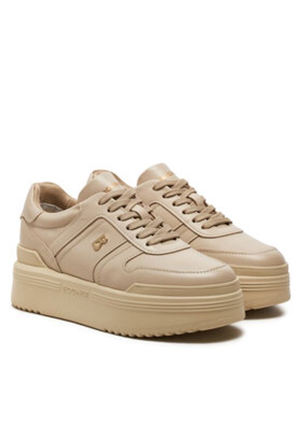 Bogner Sneakersy New York 1 A 22440055 Beżowy. Kolor: beżowy. Materiał: skóra