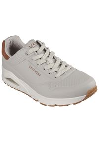 skechers - Sneakersy Skechers Uno. Okazja: na co dzień. Kolor: szary #1