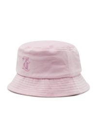 Juicy Couture Kapelusz Bucket Eleana JCAW122002 Różowy. Kolor: różowy. Materiał: materiał