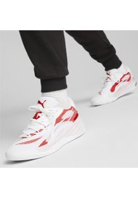 Puma - Buty koszykarskie All-Pro NITRO Team PUMA White For All Time Red. Kolor: czerwony, biały, wielokolorowy. Materiał: syntetyk, tkanina, materiał. Sport: koszykówka