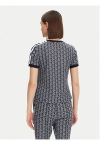 Lacoste T-Shirt TF3244 Granatowy Slim Fit. Kolor: niebieski. Materiał: syntetyk, bawełna #3