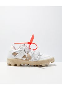 OFF-WHITE - Sneakersy z zawieszką. Kolor: biały