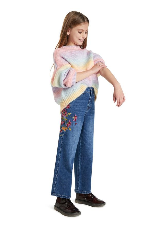 Desigual Sweter dziecięcy. Okazja: na co dzień. Materiał: dzianina. Styl: casual