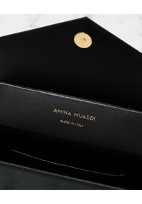 AMINA MUADDI - Czarna torebka Pernille z kryształami. Kolor: czarny #8