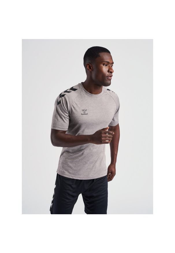 Koszulka Hummel Core Poly. Kolor: szary. Sezon: lato. Sport: piłka ręczna