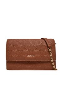 Liu Jo Torebka Ecs S Crossbody AF4253 E0538 Brązowy. Kolor: brązowy. Materiał: skórzane