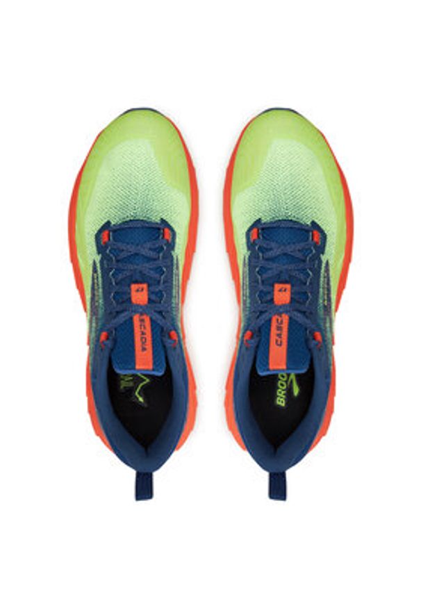 Brooks Buty do biegania Cascadia 17 110403 1D 395 Żółty. Kolor: żółty. Materiał: materiał
