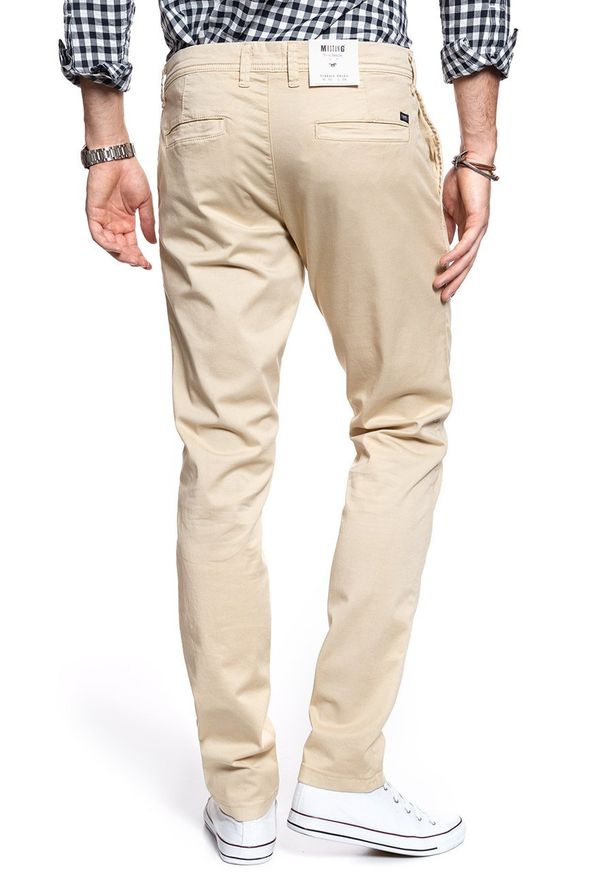 Mustang - MUSTANG SPODNIE MĘSKIE Classic Chino 1009612 4014. Materiał: materiał
