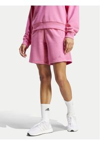 Adidas - adidas Szorty sportowe ALL SZN IW1256 Różowy Regular Fit. Kolor: różowy. Materiał: bawełna