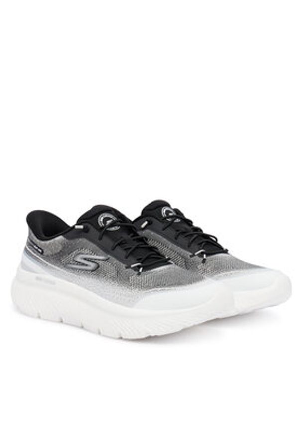 skechers - Skechers Sneakersy Go Walk Max Cushioning Hyper Burst 217128 WBK Szary. Kolor: szary. Materiał: materiał