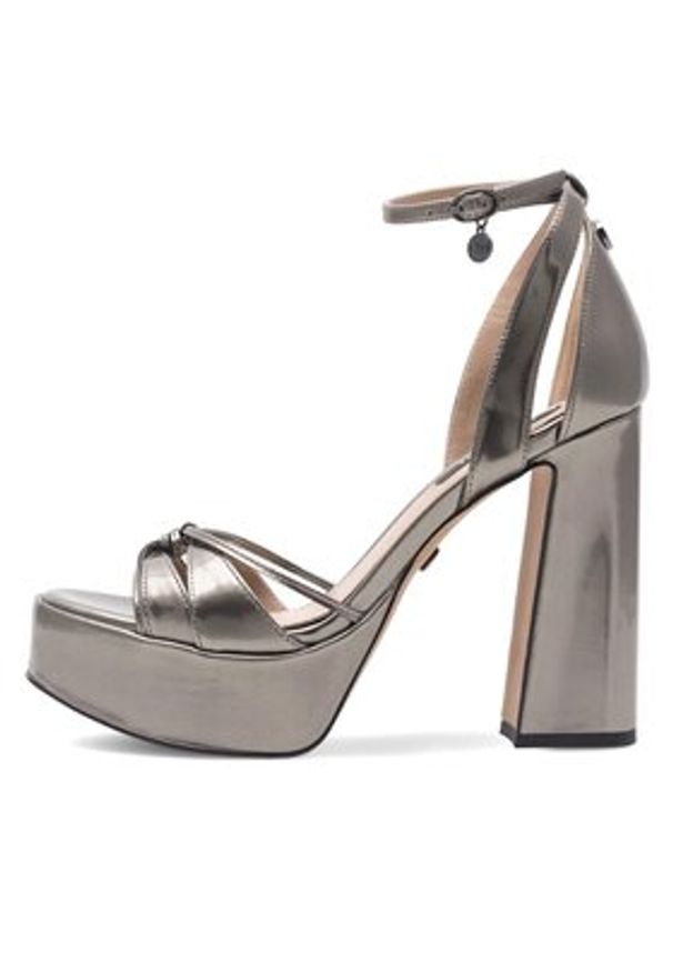 Nine West Sandały AAHIDA ZL23002CC Srebrny. Kolor: srebrny. Materiał: syntetyk