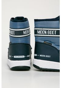 Moon Boot - Śniegowce. Nosek buta: okrągły. Zapięcie: sznurówki. Kolor: niebieski #4