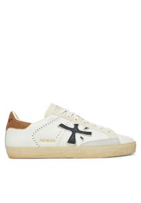 Premiata Sneakersy STEVEND VAR 6664 Biały. Kolor: biały. Materiał: skóra