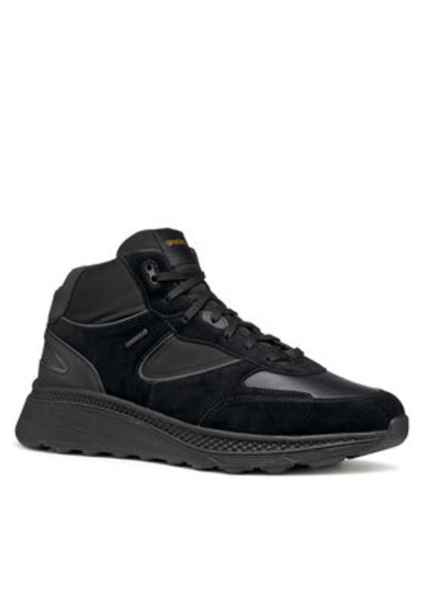 Geox Sneakersy U Spherica Actif X1 U56HGA 02285 C9999 Czarny. Kolor: czarny. Materiał: zamsz, skóra