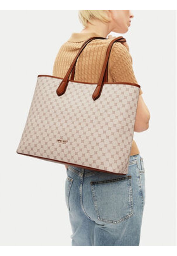 Nine West Torebka JH6777-NW Beżowy. Kolor: beżowy