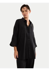 Triumph Koszulka piżamowa Summer Wear 10227228 Czarny Regular Fit. Kolor: czarny. Materiał: wiskoza #1