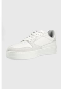 GANT - Gant sneakersy Varzity 24631822.G29 kolor biały. Nosek buta: okrągły. Zapięcie: sznurówki. Kolor: biały. Materiał: guma. Obcas: na obcasie. Wysokość obcasa: niski #3