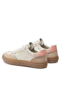 Pepe Jeans Sneakersy Travis Retro PLS31586 Écru. Materiał: zamsz, skóra #4