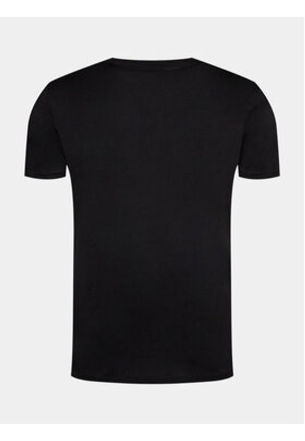 Alpha Industries Komplet t-shirtów Alpha Label T 118534 Czarny Regular Fit. Kolor: czarny. Materiał: bawełna