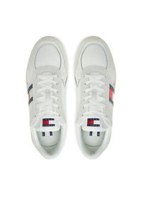 Tommy Jeans Sneakersy Tjm Technical Runner Ess EM0EM01537 Biały. Kolor: biały. Materiał: skóra, zamsz #7