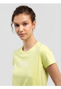 Big-Star - Koszulka damska bawełniana z nadrukiem limonkowa Benea 300. Okazja: na co dzień, na imprezę. Kolor: zielony. Materiał: bawełna. Wzór: nadruk. Styl: casual, klasyczny #2