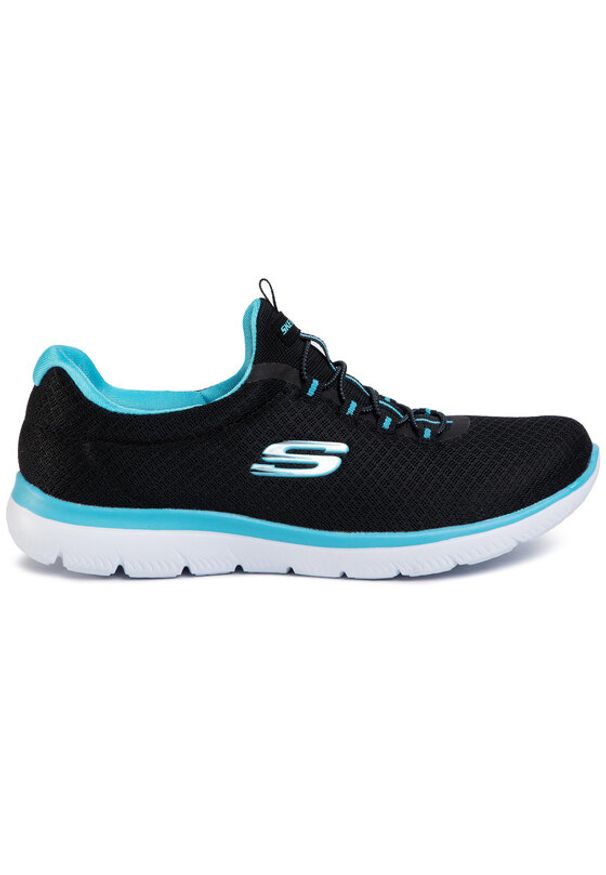 skechers - Skechers Sneakersy Summits 12980/BKTQ Czarny. Kolor: czarny. Materiał: materiał