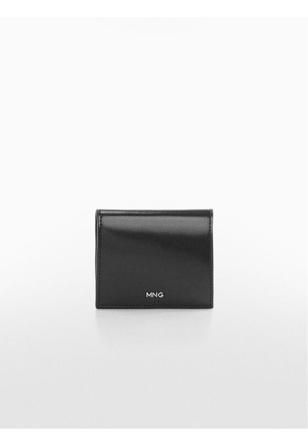 mango - Mały Portfel Damski Mango. Kolor: czarny