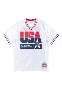 Mitchell & Ness - Autentyczna koszulka drużyny USA Scottie Pippen. Kolor: biały. Sport: koszykówka #1