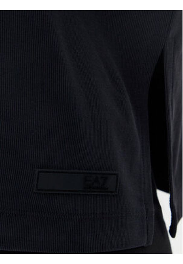 EA7 Emporio Armani T-Shirt 7W000340 AF12956 UC001 Czarny Oversize. Kolor: czarny