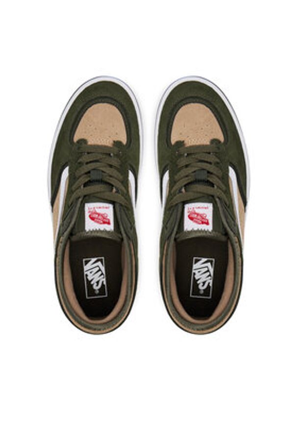 Vans Tenisówki Rowley Classic VN000SFB50K1 Zielony. Kolor: zielony. Materiał: zamsz, skóra