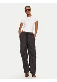 Juicy Couture T-Shirt Dot Ruched JCWCT24311 Biały Slim Fit. Kolor: biały #4