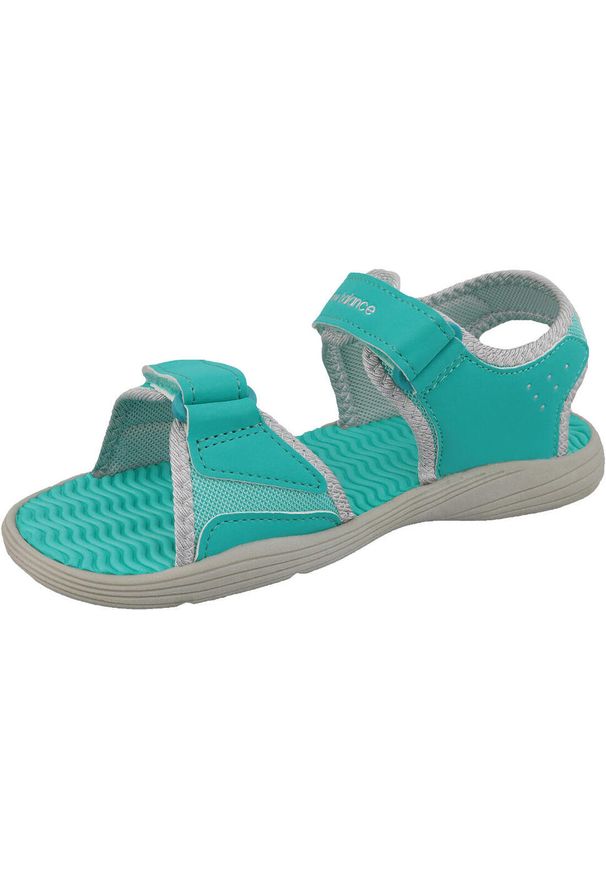 Sandały turystyczne dla dzieci New Balance Kids Poolside. Zapięcie: rzepy. Kolor: niebieski, wielokolorowy. Materiał: syntetyk, tkanina, materiał
