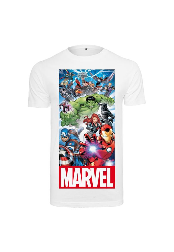 Koszulka Urban Classics Avengers Allstars Team. Kolor: biały. Wzór: motyw z bajki