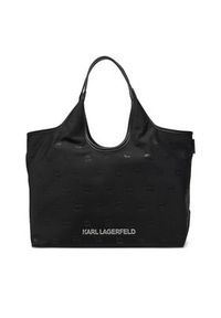 Karl Lagerfeld - KARL LAGERFELD Torebka A3W30116 Czarny. Kolor: czarny. Materiał: skórzane #6