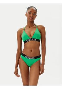 Calvin Klein Swimwear Góra od bikini KW0KW02854 Zielony. Kolor: zielony. Materiał: syntetyk #4