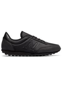 Buty New Balance U410BBK - czarne. Zapięcie: sznurówki. Kolor: czarny. Materiał: materiał, syntetyk. Szerokość cholewki: normalna. Sezon: lato. Sport: turystyka piesza