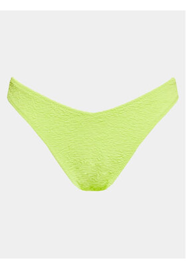 Calvin Klein Swimwear Dół od bikini KW0KW02399 Zielony. Kolor: zielony. Materiał: syntetyk