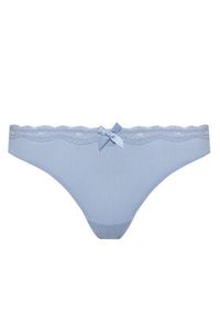 Hunkemöller Stringi Lola 300923 Błękitny. Kolor: niebieski. Materiał: syntetyk #4
