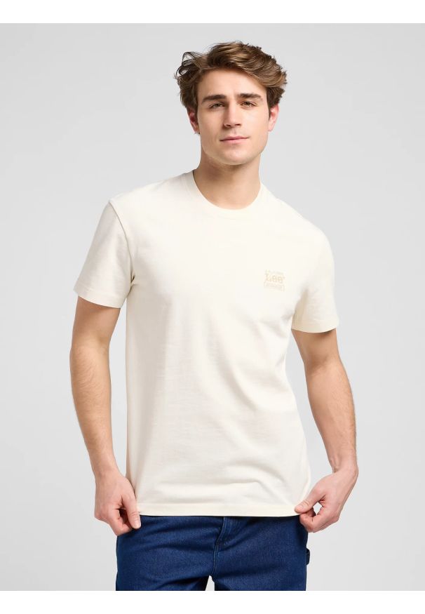 Lee - MESKA KOSZULKA LEE WW ESSENTIAL TEE ECRU 112370486