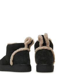 Inuikii Śniegowce Shearling 75202-010 Czarny. Kolor: czarny. Materiał: skóra, zamsz